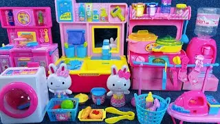 10 Minutes Satisfying with Unboxing Hello Kitty Kitchen and Laundry Toy Set ASMR | Review Toys