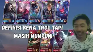 MLBB gw berusaha ngebonyok  karena tim kaga ada yang mau pick tank maupun fighter 