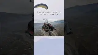 If  you are an adventure love than you must try  paragliding  #manali #paragliding #paraglidingworld