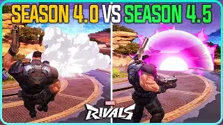 All Hero Changes Compared Season 4.0 vs Season 4.5 Marvel Rivals