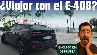 Peugeot e-408🔋eléctrico⚡ | ¿Sirve para viajar? Prueba REAL 🚗 tras 2.200 km #TestDrive #PeugeotE408