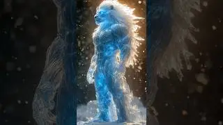 Man (human) + Lion + Ice = Triple fusion hybrid #human #lion #ice #fusion
