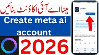 How to create meta ai account 2026| Meta Ai Account Create | Meta Ai Account kaise Banaye