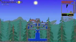 Terraria 1.4 water duplication. (all liquids work slowly)