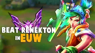 How To Beat Master Renekton in The Top Lane in EUW Server