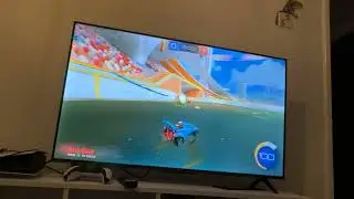 I played rocket league with my friend☺️