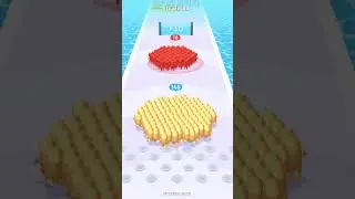 Golden Crowd of Among Us Run 3d Lvl 188 Count Master Race 🤩 #trending #shorts #youtubeshorts #games