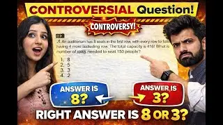 &ldquo;CSIR NET DEC 2025 🚨 CONTROVERSIAL QUESTION!Answer is 8 or 3? | Must Challenge This!&rdquo;
