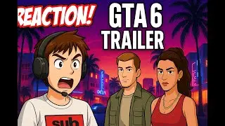 GTA VI TRAILER │ ردة فعل لتريلر جراند ايفت اوتو 6