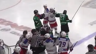 Western Capitals v Rapids multiple fights same stoppage Sept 30 2022