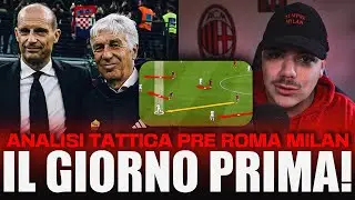 COME AFFRONTARE LA ROMA DI GASPERINI!? &Egrave; IL GIORNO PRIMA ROMA MILAN!!