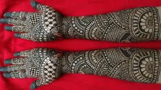 दुल्हन Special सुन्दर और आकर्षक मेहंदी का डिजाइन हाथों के लिए/Full hand Bharwa mehandi design easy