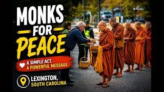Monks for Peace Stops in Lexington, SC 