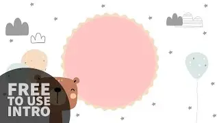 KIDS FREE INTRO FOR VLOG | NO TEXT / SUBSCRIBE | FREE TO USE