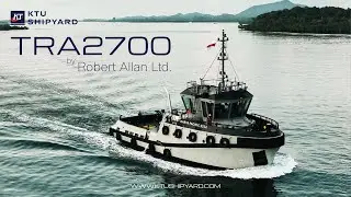 TRA 2700, 27-Meter Tugboat, Designed by Robert Allan Ltd.