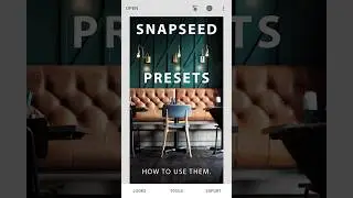 How to use Snapseed presets | Snapseed tiips& tricks #ytshort #photography #edit #snapseed #viral