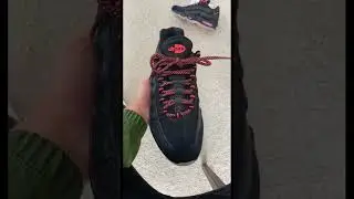 Quick review of the Nike Air Max 95 Safari Black Infrared on hand. #shorts #youtubeshorts