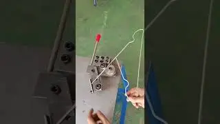 Stainless steel hanger bending process