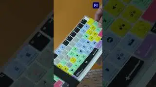 Adobe Premiere Pro Keyboard Cover for iMac with TouchID