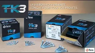 Vis technique TK3 &ndash; La vis bois haute performance pour tous vos projets