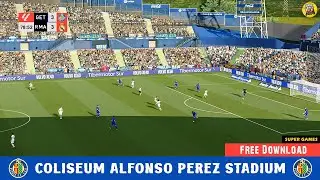 LALIGA | Getafe vs Real Madrid | Ultra Graphic & Gameplay ✅ Coliseum Alfonso Perez Stadium | PES2021
