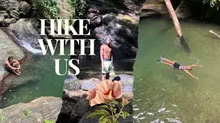 Hike with us to morang waterfall (watch till the end)😱‼️