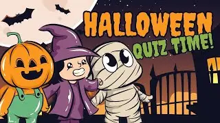 Halloween Quiz Time | Toddler Learning Fun Facts About Spooky Characters
