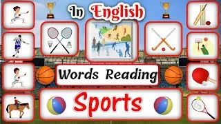 Sports name in english with spelling | Learn sports name for Kids | sports pictures | Games