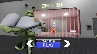 INSANE ALIEN BASE CHALLENGE: Barry's Prison Run OBBY Roblox - Complete Playthrough!