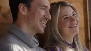 Vom Tiefschnee in die Tiefenentspannung &ndash; Miriam & Felix Neureuther mit ihrer KLAFS Sauna