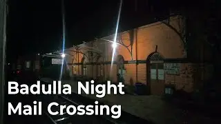 Badulla Night Mail 1045 & 1046 Crossing at Watawala Station in Sri Lanka Railways