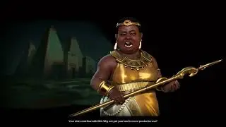 Civilization 6 Campaign, Deity, Random Leader, World Map, Part #2