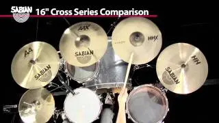 Sabian comparatif crash 16