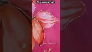 🥰 Meesho Saree Haul 320 Rs 🥰 Georgette/Bnarsi Silk Chickenkari / Jimmy Choo /Meesho Partywear Saree