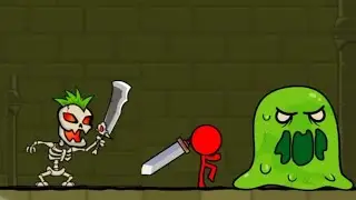 Red Stickman : Animation vs Stickman Fighting - boss fight Gameplay Walkthrough Part1(Android, iOS)
