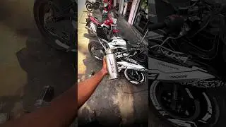 RC 390 modified Sc exhaust install 🥵  🤍sc exhaust sound #rc390 #shorts #viralshort #ytshorts