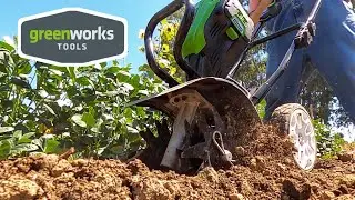 Can A Electric Tiller EVER Replace A Gas ONE? WE WILL SEE! | Greenworks Pro Cultivator |