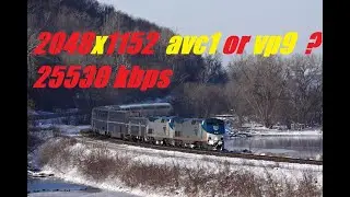 TEST VIDEO 2k 01m 2048x1152 24fps 25530kbps - avc1 vs vp09 Почему ютуб  ухудшает качество видео ?