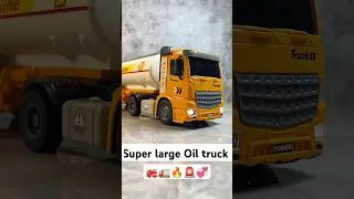 super Power large oil tanker container cargo transport truck #viral #diecast #truck