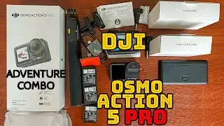 Así es la #DJI #Osmo Action 5 pro Adventure Combo | #Unboxing detallado | Esto trae la #caja
