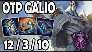 OTP Galio vs Ekko [ MID ] Lol Master Korea