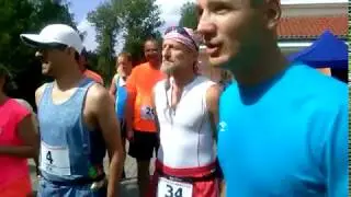 16.06.2018.Piaseczno(POL)100-maraton Mirka Ciska przed startem 5 minut.