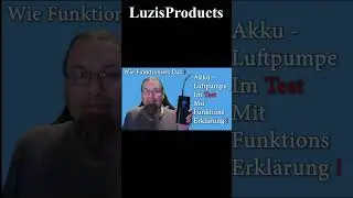Unboxing & Test: Akku Luftpumpe 🚲🔧📦 #shorts #07 #unboxing #test #akkuluftpumpe #luzisproducts