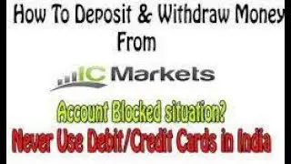 Chapter 05 How to deposites or withdraw from IC Markets || zero spread broker