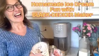 YUM BLACK+DECKER Ice Cream Maker, Fun Frozen Treats -Perfect Pint Size & Mix-Ins, Comes w/ Recipes!!