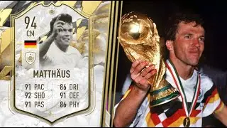 WORTH 14 ICON SWAP TOKENS? 🤔 94 Icon Moments Lothar Matthaus FIFA 22 Player Review