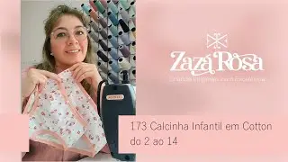 173 Calcinha infantil em cotton do 2 ao 14 - Zaza Rosa.