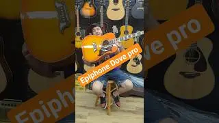 epiphone Dove pro 2016 #guitarshop #guitar #musicshop #epiphone ##acousticguitar #epiphonedove #fun