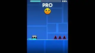 Noob Vs Pro Vs Hacker &ldquo;Challenge&rdquo; (Geometry Dash) #shorts
