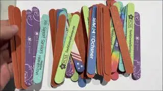 UV single pass printer printing nail file, contact me if you have interest.